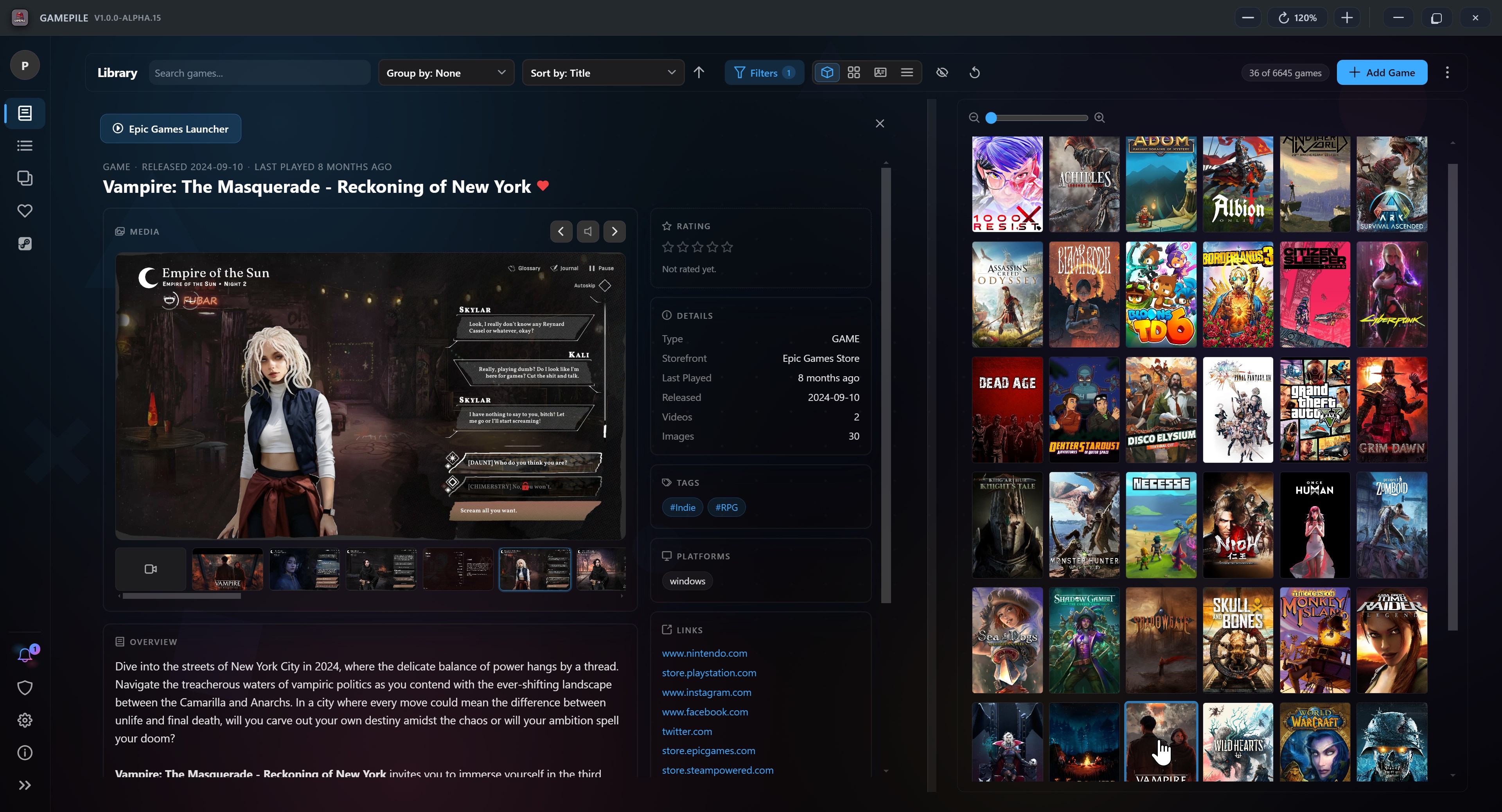 Gamepile — Universal Game Library