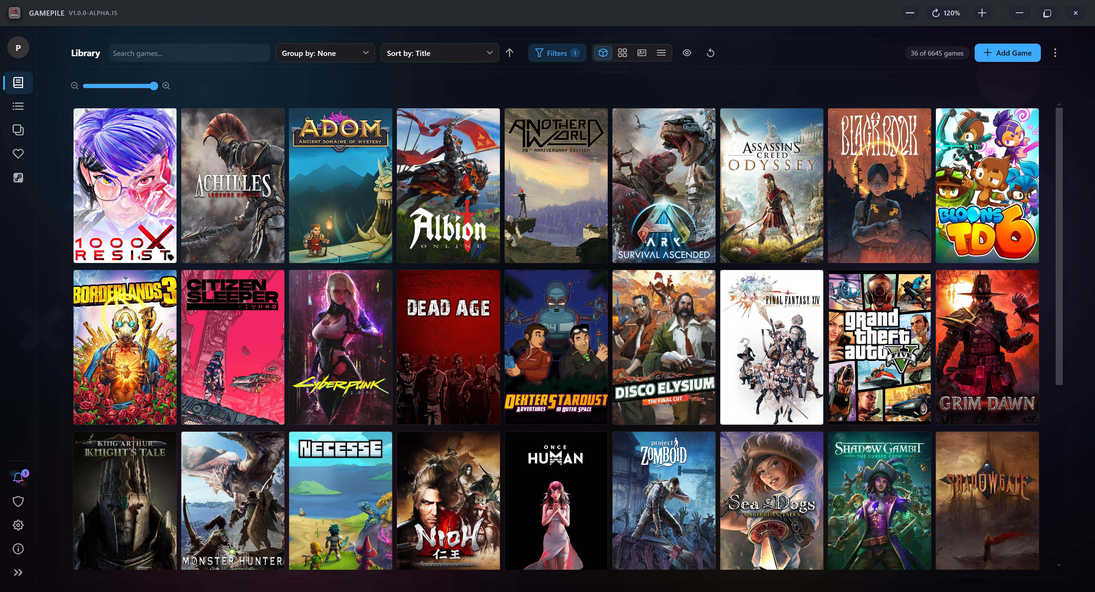 Gamepile — Universal Game Library
